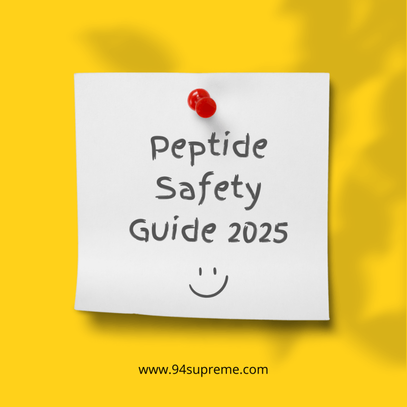 peptide safety guide 2025