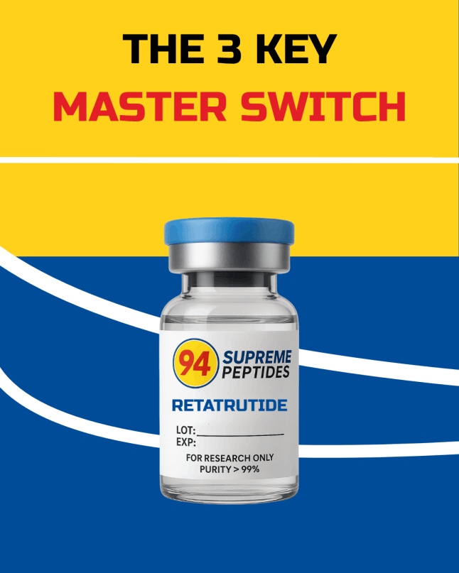 Retatrutide peptide 10mg vial/bottle